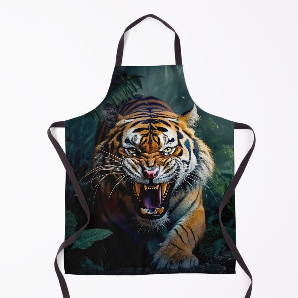 Item preview, Growling Tiger coming out of the Dark Jungle designed and sold by CoolCarVideos.