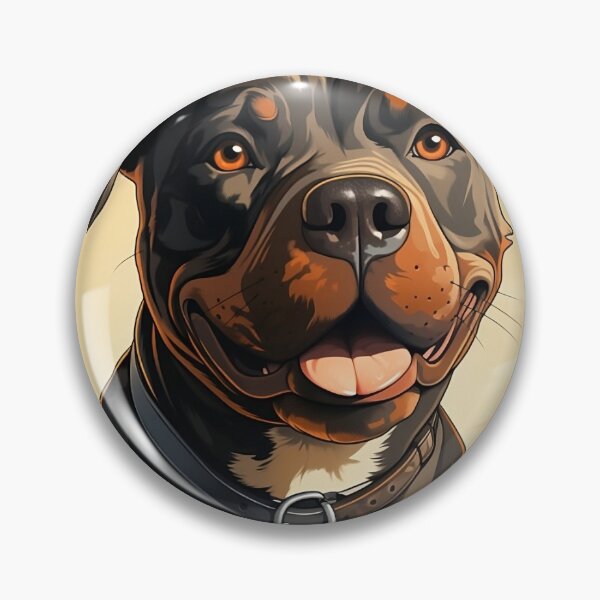 Item preview, Happy American Bully cartoon style designed and sold by aimber.
