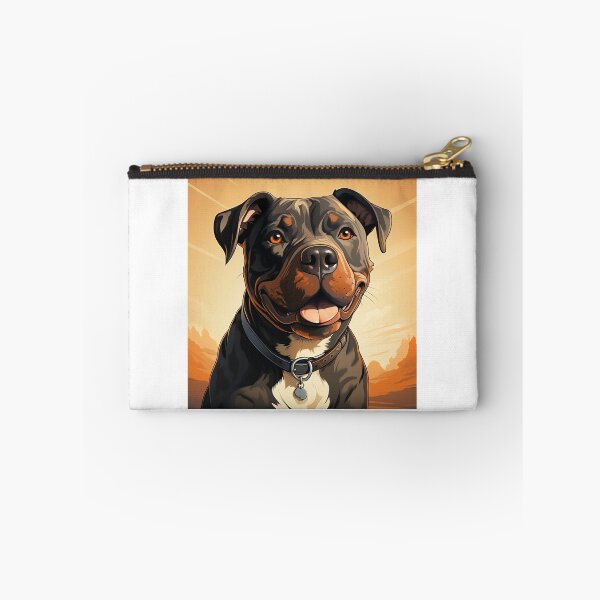 Item preview, Happy American Bully cartoon style designed and sold by aimber.