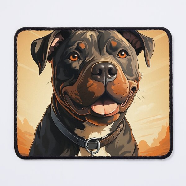 Item preview, Happy American Bully cartoon style designed and sold by aimber.
