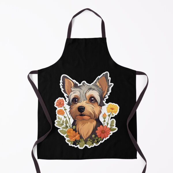 Item preview, York Terrier&Flowers designed and sold by TTlab.