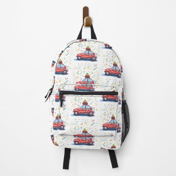 Item preview, Red retro car painting. Travel. designed and sold by Katenaz.