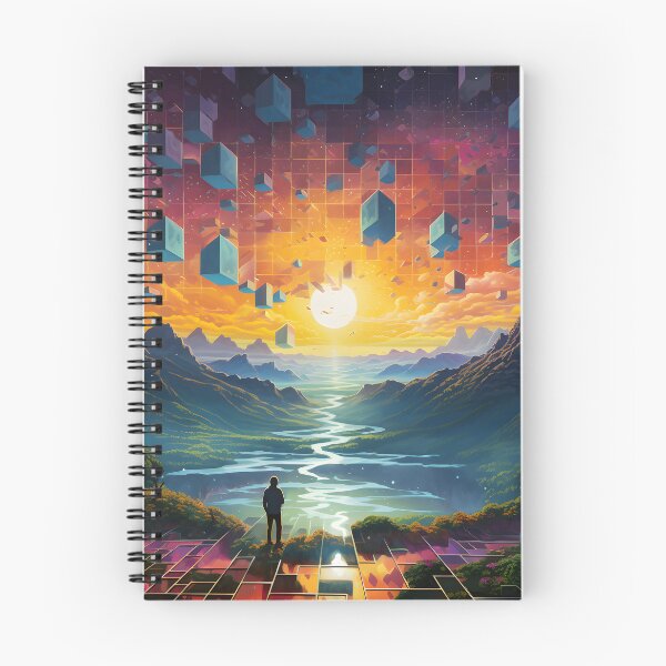 Item preview, Abstract Pixelverse - A Melding of Digital Imagination designed and sold by MystiCanvas.