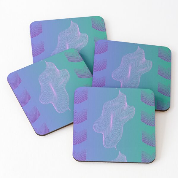 Item preview, 3D Purple lines and Pink wave designed and sold by ioankoll213.