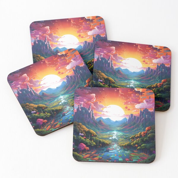 Item preview, Pixel Odyssey - Journey into a Dreamscaped Digital Wonderland designed and sold by MystiCanvas.