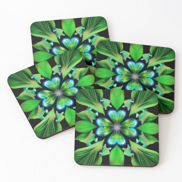 Item preview, Tropical four leaf clover design  designed and sold by Roxburylane.