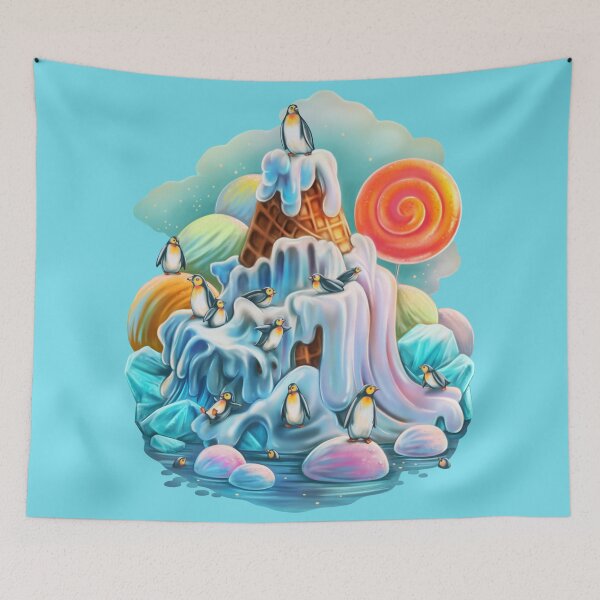 Item preview, Ice cream with penguins designed and sold by sinegkina.