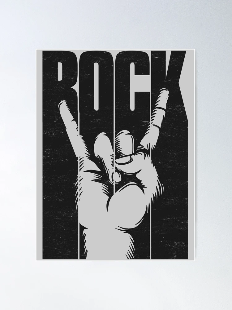 Rock And Roll Hand Sign for Rock Music Lovers