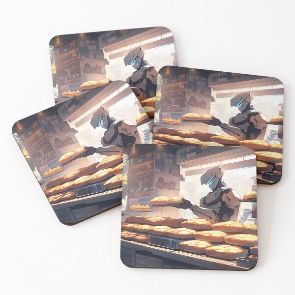 Item preview, Robot Bakers designed and sold by Lacuna Ipsum.