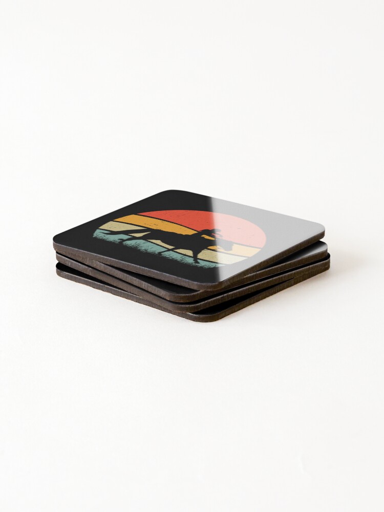 Thumbnail 4 of 5, Coasters (Set of 4), Barrel Racing designed and sold by franktact.