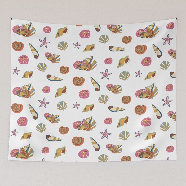 Item preview, Retro SeaShells designed and sold by Bluehousedes.