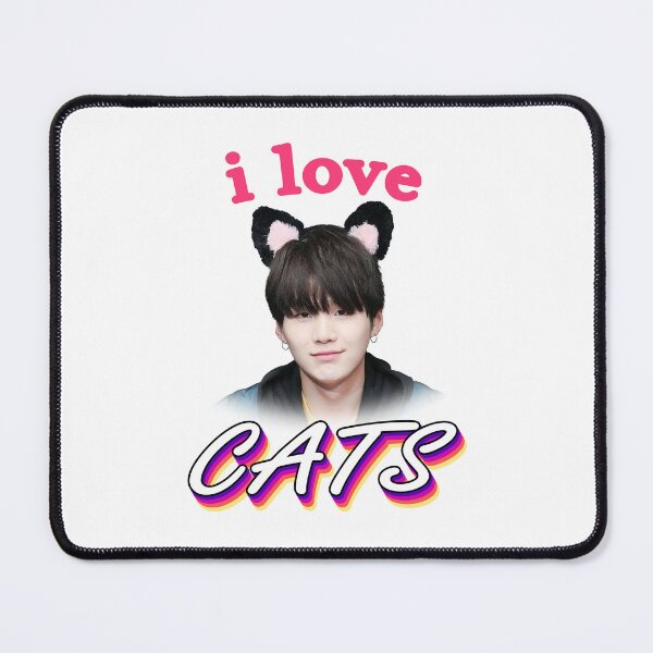Item preview, we love cats aka bts suga yoongi designed and sold by gargantua.