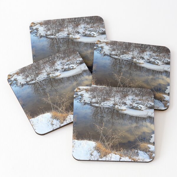 Item preview, Icelandic snowy pond designed and sold by Fionatravels.