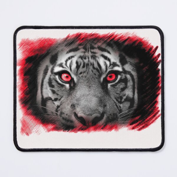 Item preview, Tiger with red eyes designed and sold by Pawelsky-art.