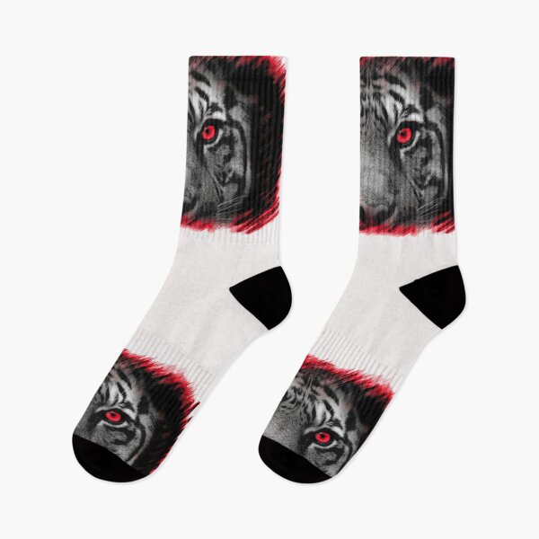 Item preview, Tiger with red eyes designed and sold by Pawelsky-art.