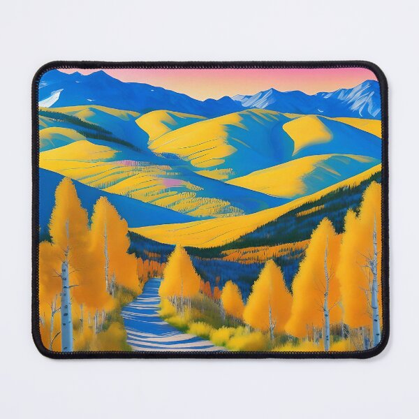 Item preview, Aspen Autumn Pop Art Landscape designed and sold by LaRoach Digital Arts.