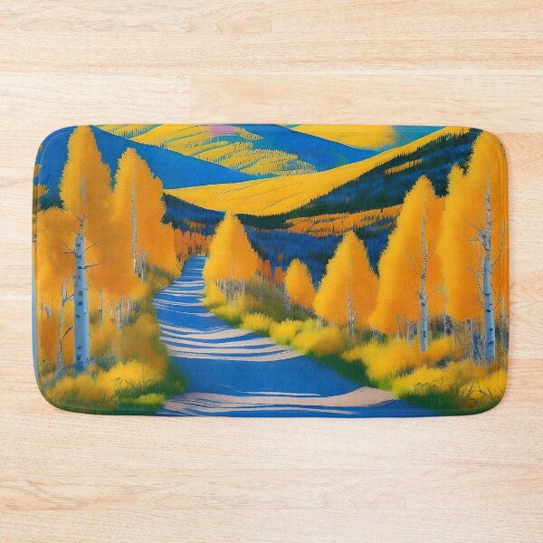 Item preview, Aspen Autumn Pop Art Landscape designed and sold by LaRoach Digital Arts.