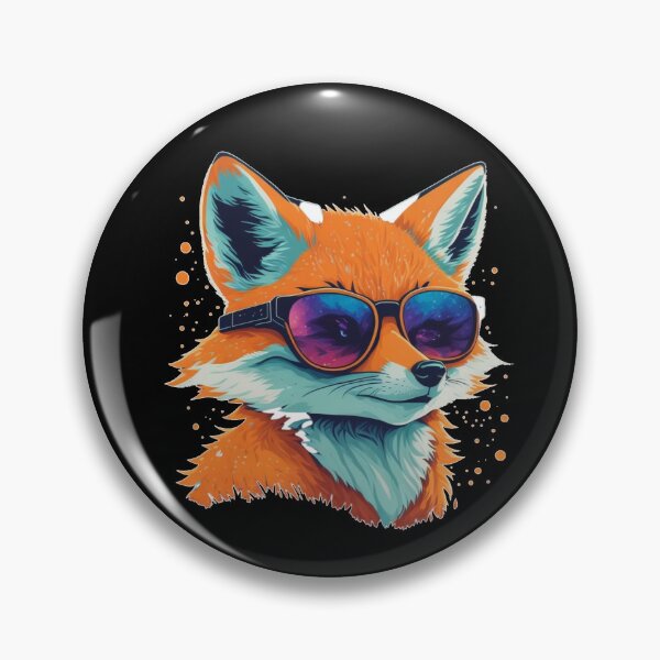 Item preview, Zorro con gafas de sol designed and sold by Pug-Obsession.