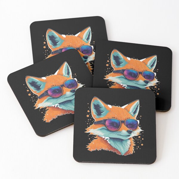 Item preview, Fox in sunglasses designed and sold by Pug-Obsession.