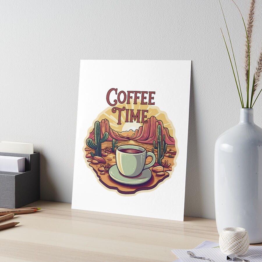 Vintage Coffee Time Western