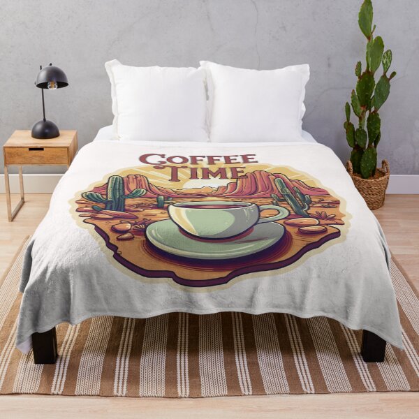Item preview, Vintage Coffee Time Western designed and sold by HappyLifeCreate.