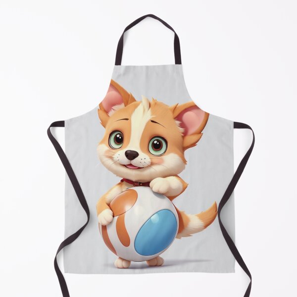 Item preview, Lindo gato de caramelo de dibujos animados jugando con una pelota generativa ai designed and sold by juoctaviniarts.