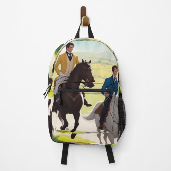 Item preview, Mr Darcy And Mr Bingley Horse Riding Pride And Prejudice Inspired Art designed and sold by CDC40.