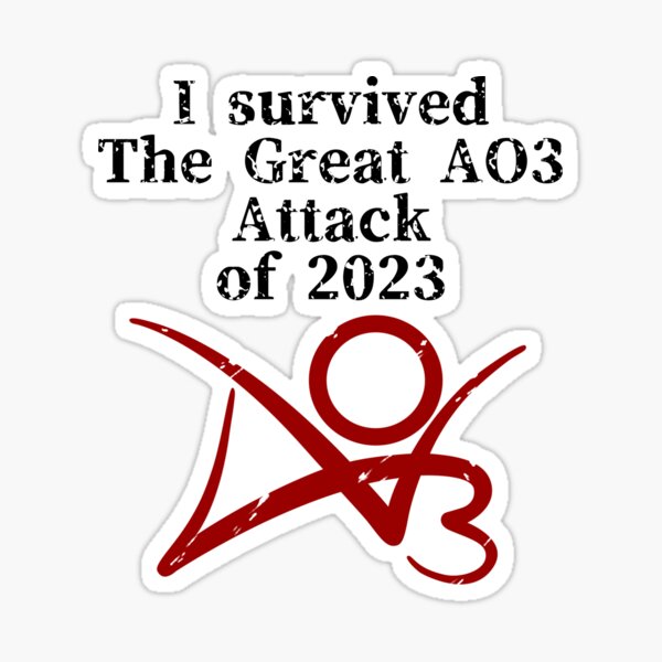 Artikel-Vorschau von Großartiger Ao3-Angriff von '23, designt und verkauft von Jaytaku.
