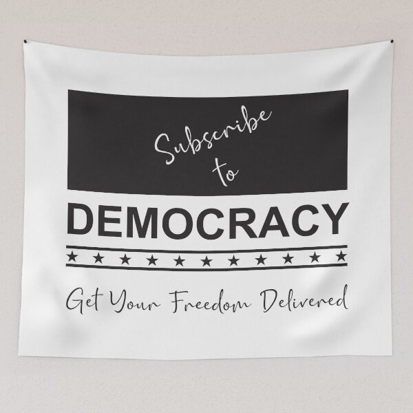 Item preview, Subscribe to democracy designed and sold by Politics-Corner.