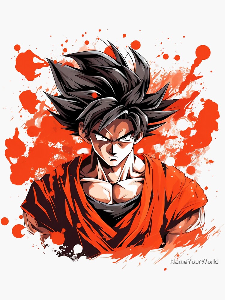 Dragon Ball Son Goku Sticker by NameYourWorld