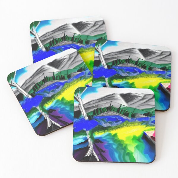 Item preview, Slater Bridge abstract colours designed and sold by Glenbobagins.