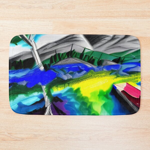 Item preview, Slater Bridge abstract colours designed and sold by Glenbobagins.