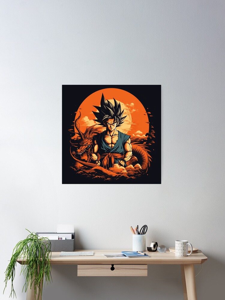 Dragon Ball Son Goku Art Board Print by NameYourWorld