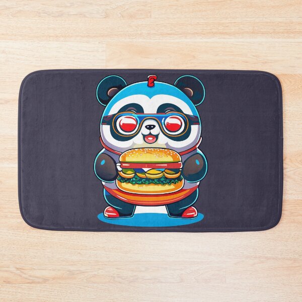 Item preview, Burger Panda designed and sold by eshipaints.