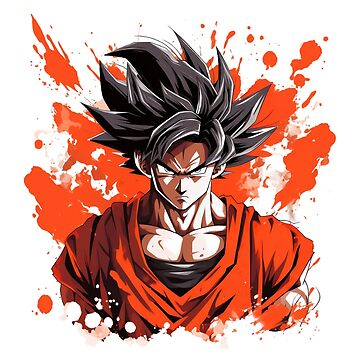 Dragon Ball Z Goku 8 x 11 shops Art By Behram