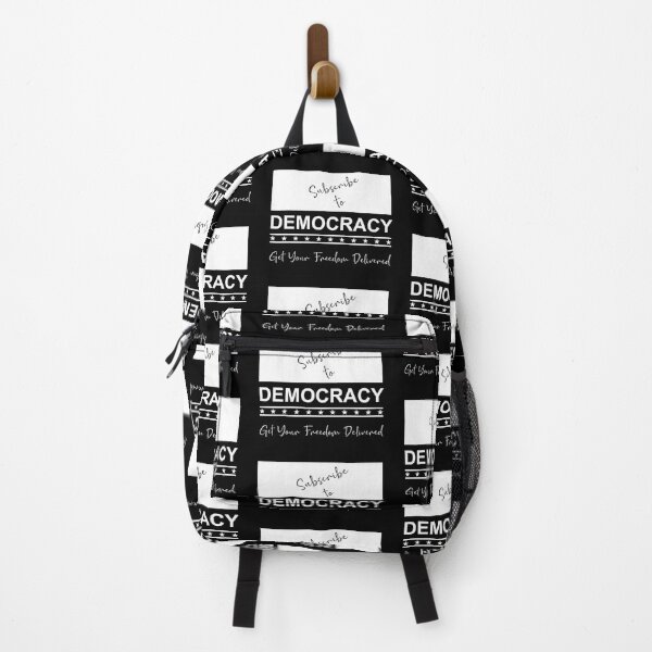 Item preview, Subscribe to democracy white designed and sold by Politics-Corner.