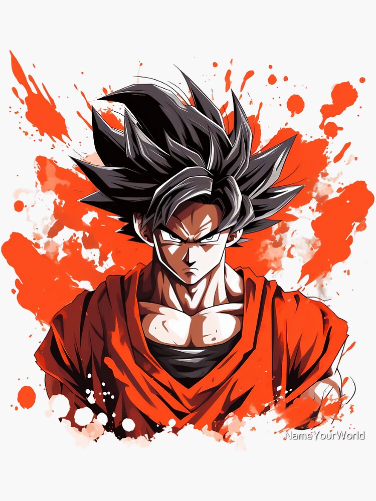 Dragon Ball Son Goku Art Board Print by NameYourWorld