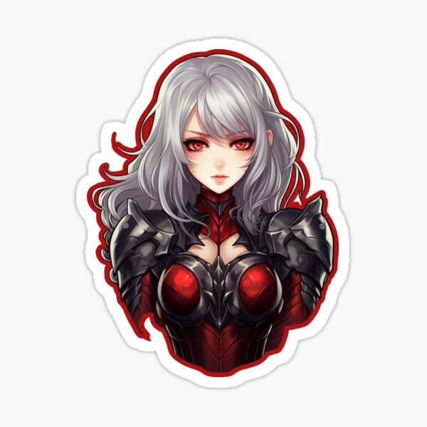 D&D Female Warrior Sticker for Sale by TellezStickers