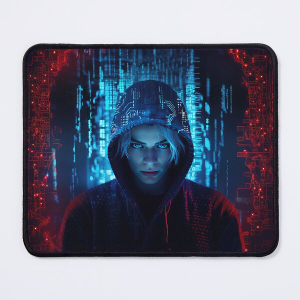 Item preview, Cyber Security,  female hacker in a hoodie. designed and sold by PicPoint.