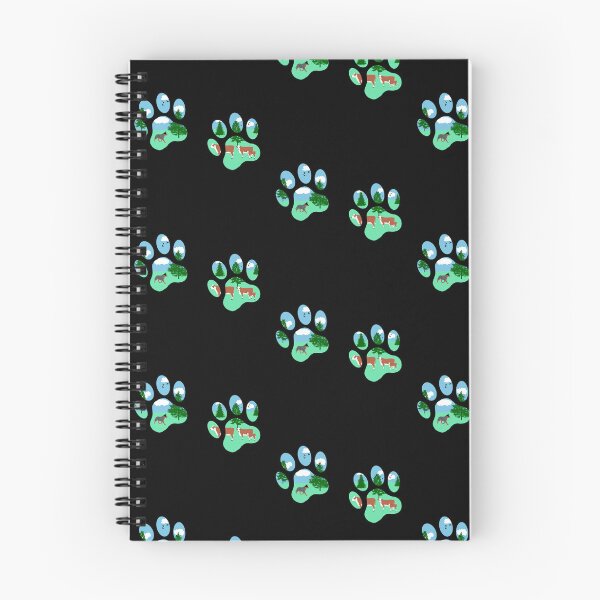 Artikelvorschau, Herding Australian Cattle Dog Paw Prints entworfen und verkauft von Justbijou.