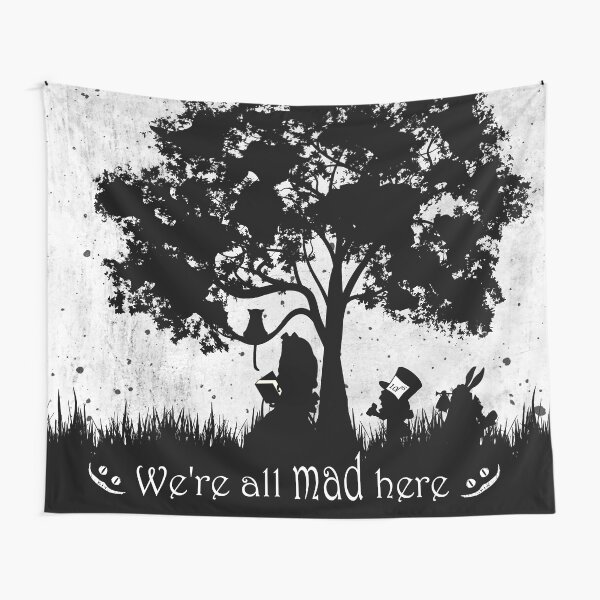 We're All Mad Here Tapestry