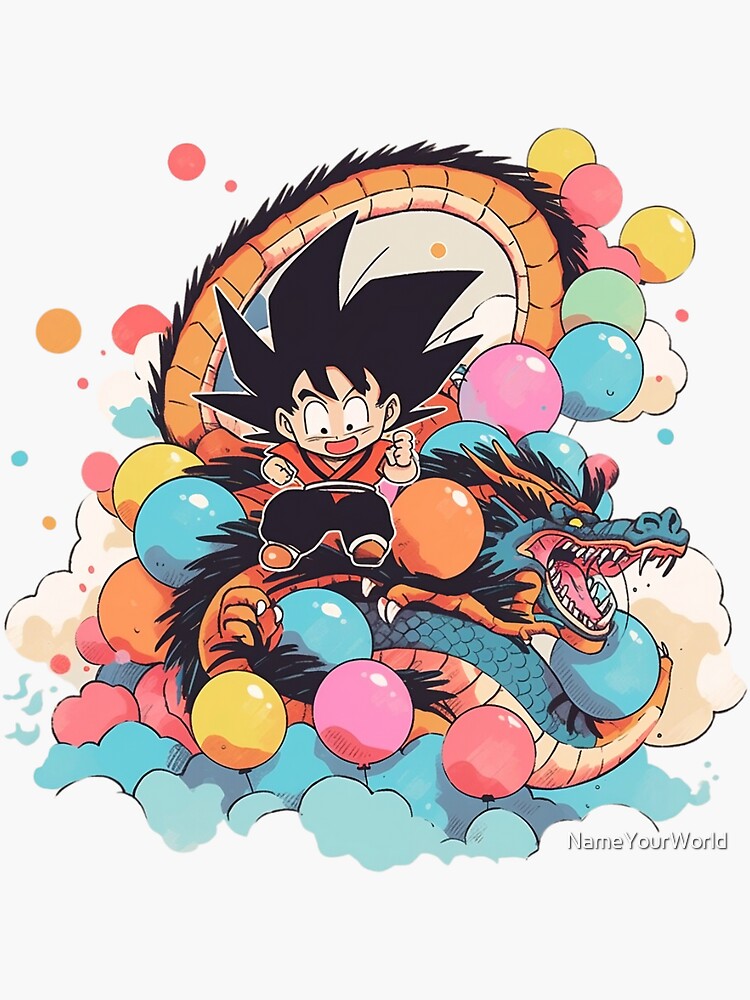 Dragon Ball Son Goku Sticker by NameYourWorld