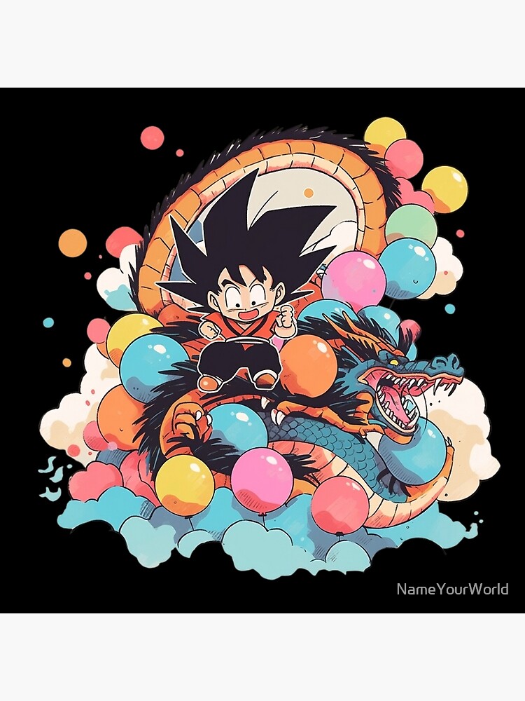 Dragon Ball Son Goku Art Board Print by NameYourWorld