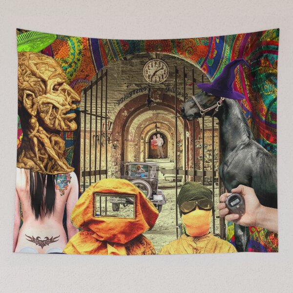 Item preview, "We Have Been Expecting You" Digital Collage Art - No Generative AI designed and sold by Raven’s Wing Studio.