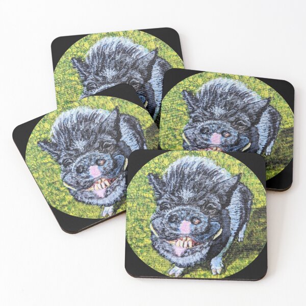 Item preview, Winston The Pig Grinning designed and sold by RobbiePotterArt.