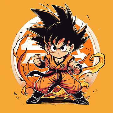 Dragon Ball Son Goku  Sticker, desenho dragon ball colorido 
