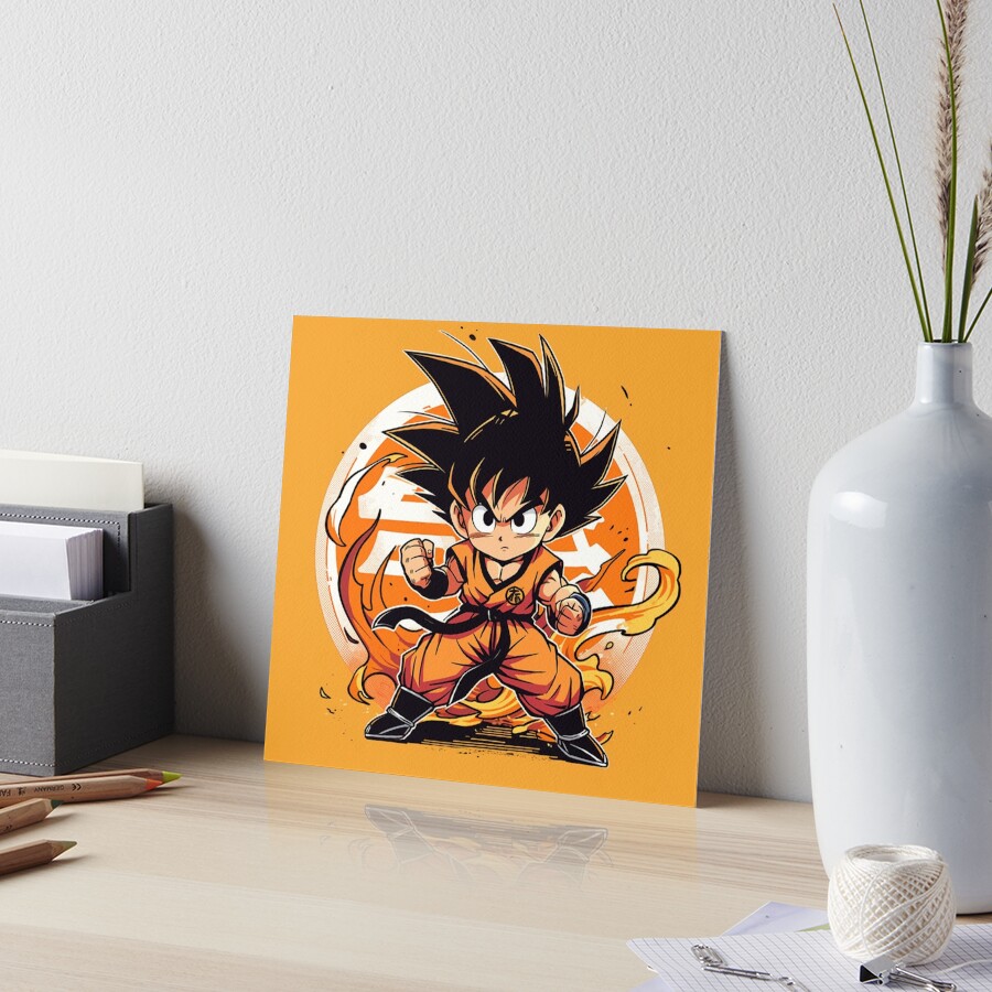 Dragon Ball Son Goku Art Board Print by NameYourWorld