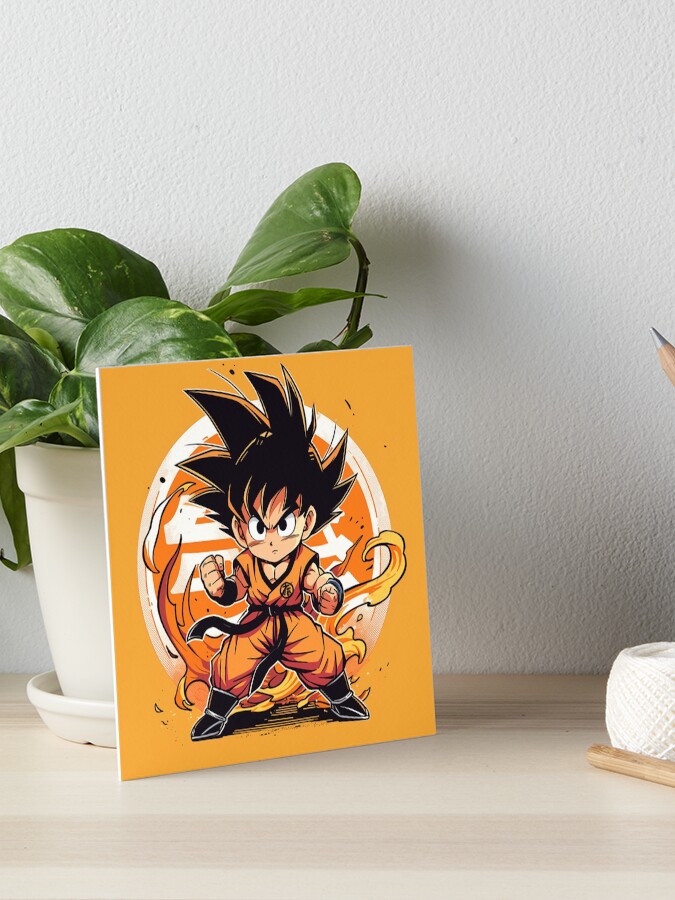 Dragon Ball Son Goku Art Board Print by NameYourWorld