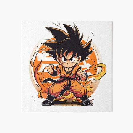 Dragon Ball Son Goku Art Board Print by NameYourWorld