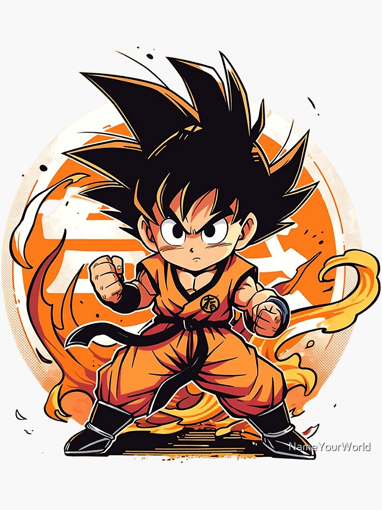 Dragon Ball Son Goku Sticker by NameYourWorld